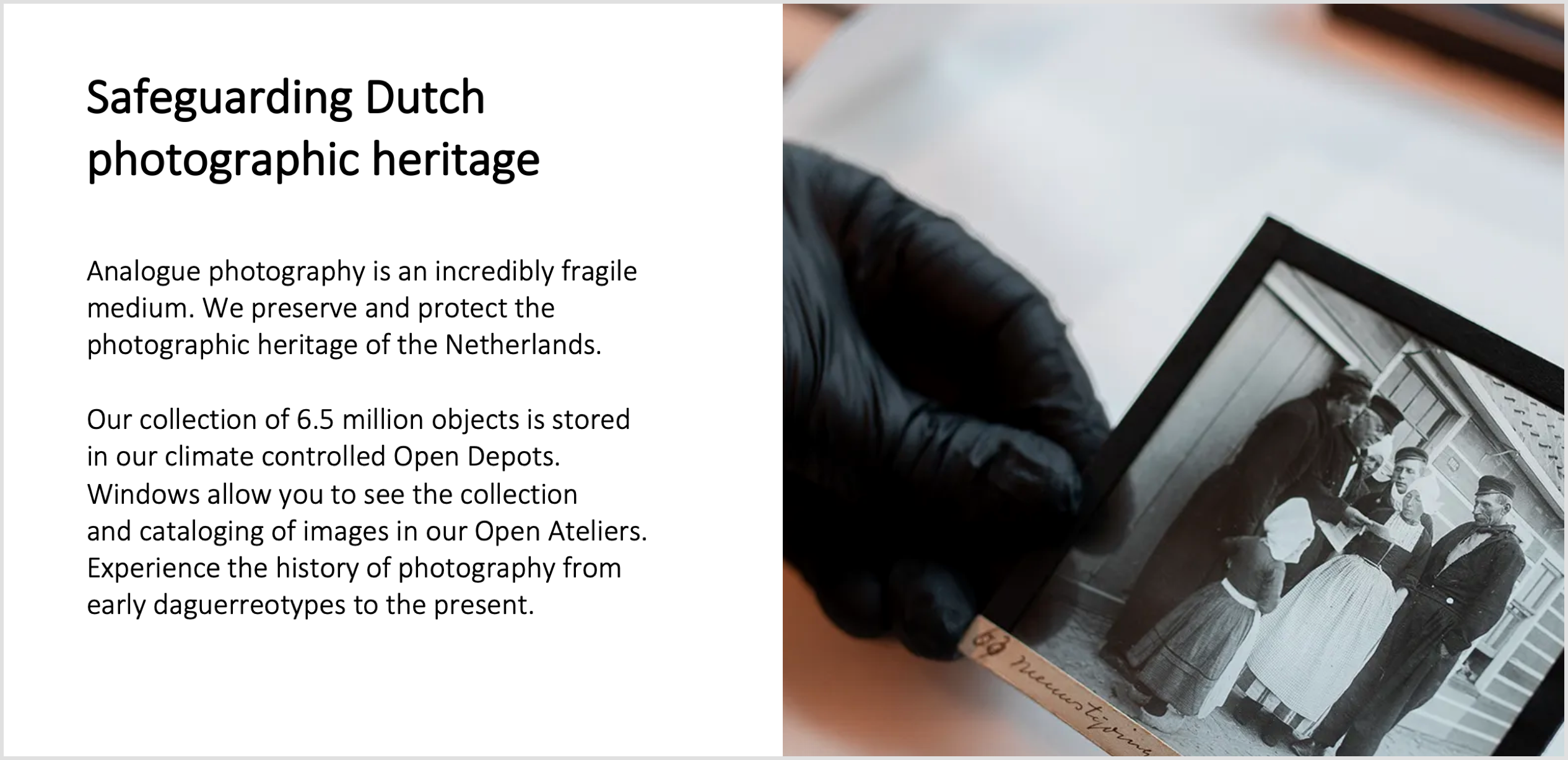 Safeguarding Dutch photographic heritage